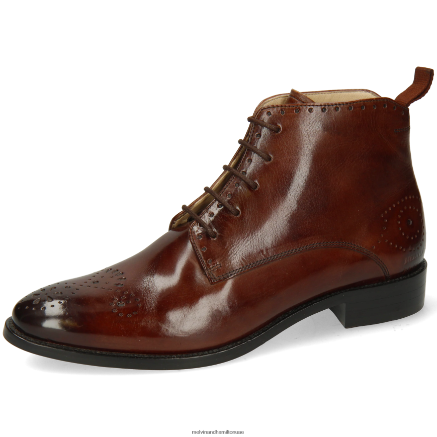 بيتي 4 بني Melvin & Hamilton نحيف جزمة الكاحل 42XF2X883