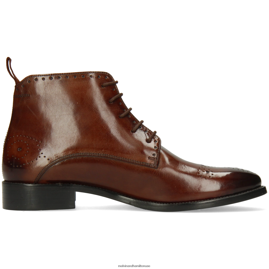 بيتي 4 بني Melvin & Hamilton نحيف جزمة الكاحل 42XF2X883