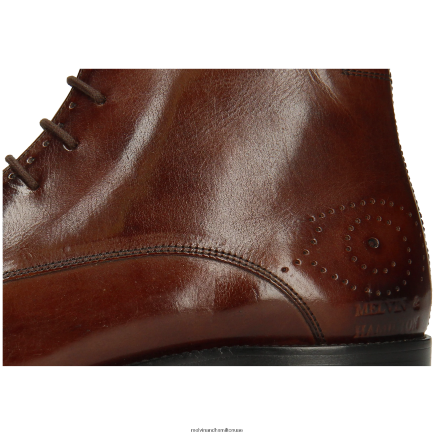 بيتي 4 بني Melvin & Hamilton نحيف جزمة الكاحل 42XF2X883