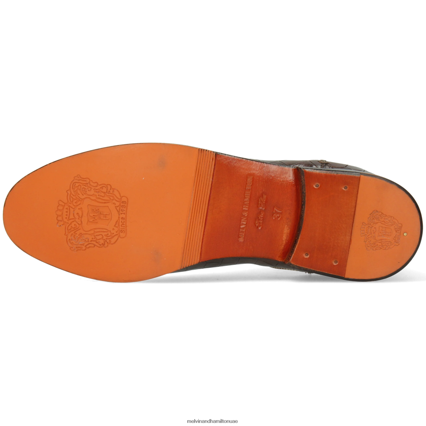 اميلي 4 بني Melvin & Hamilton نحيف جزمة الكاحل 42XF2X933