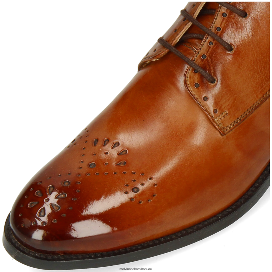 بيتي 4 بني Melvin & Hamilton نحيف جزمة الكاحل 42XF2X960