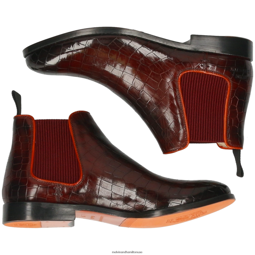 اميلي 4 أرجواني Melvin & Hamilton نحيف جزمة الكاحل 42XF2X967