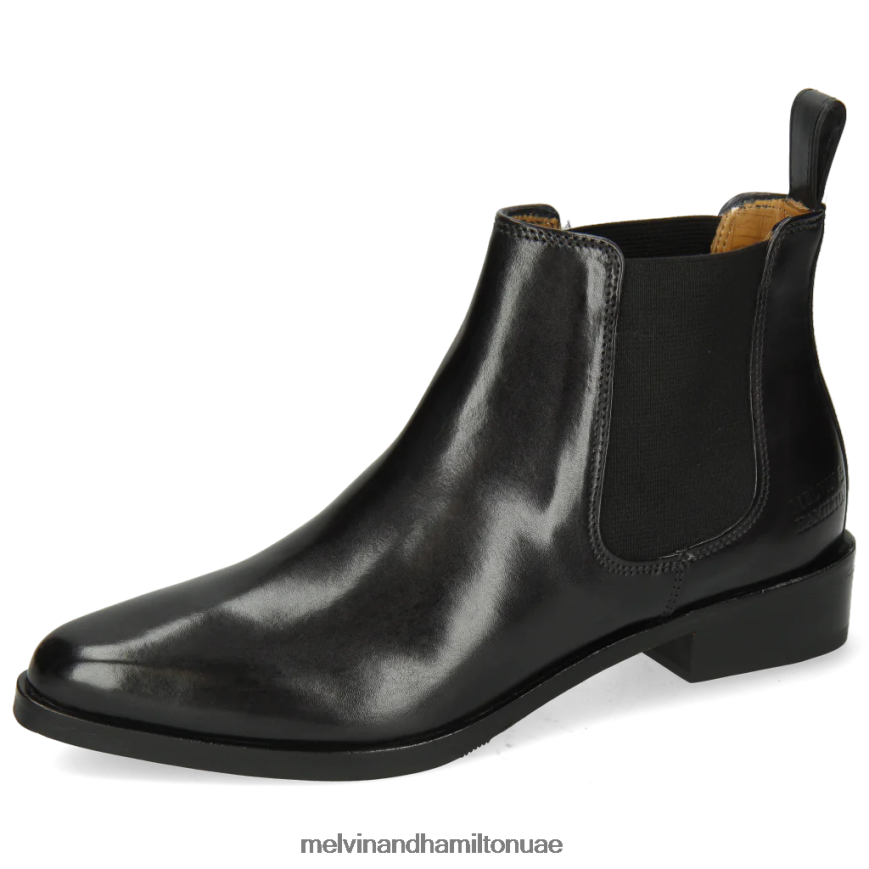 مارلين 4 أسود Melvin & Hamilton نحيف جزمة الكاحل 42XF2X989