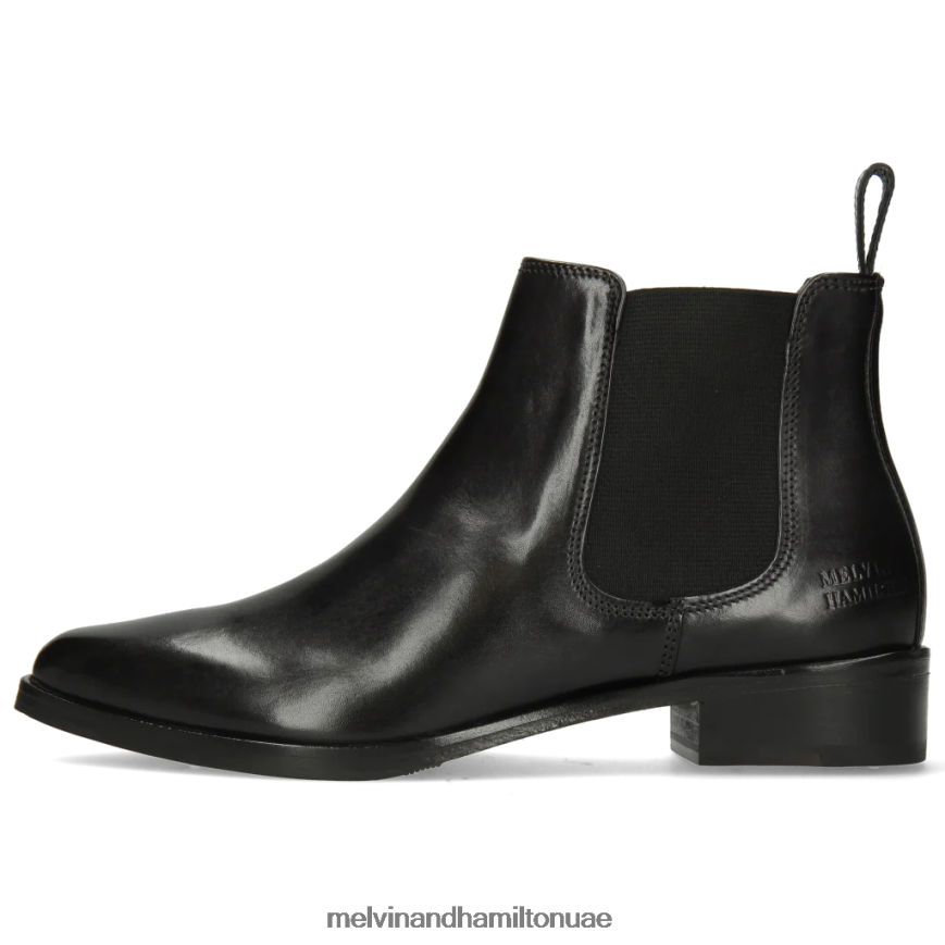 مارلين 4 أسود Melvin & Hamilton نحيف جزمة الكاحل 42XF2X989