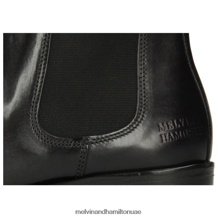 مارلين 4 أسود Melvin & Hamilton نحيف جزمة الكاحل 42XF2X989