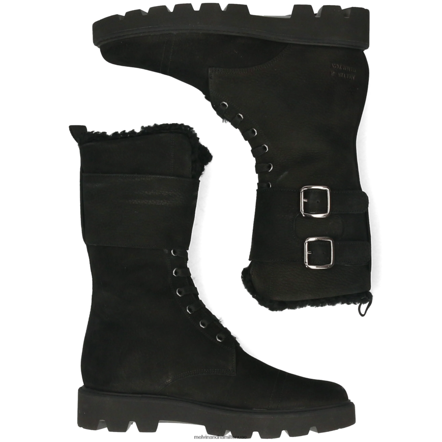 سيلينا 50 أسود Melvin & Hamilton نحيف أحذية 42XF2X1184