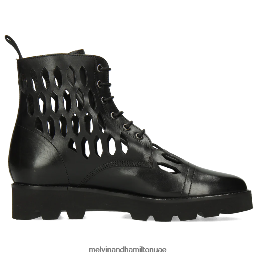 سيلينا 51 أسود Melvin & Hamilton نحيف جزمة الكاحل 42XF2X1128