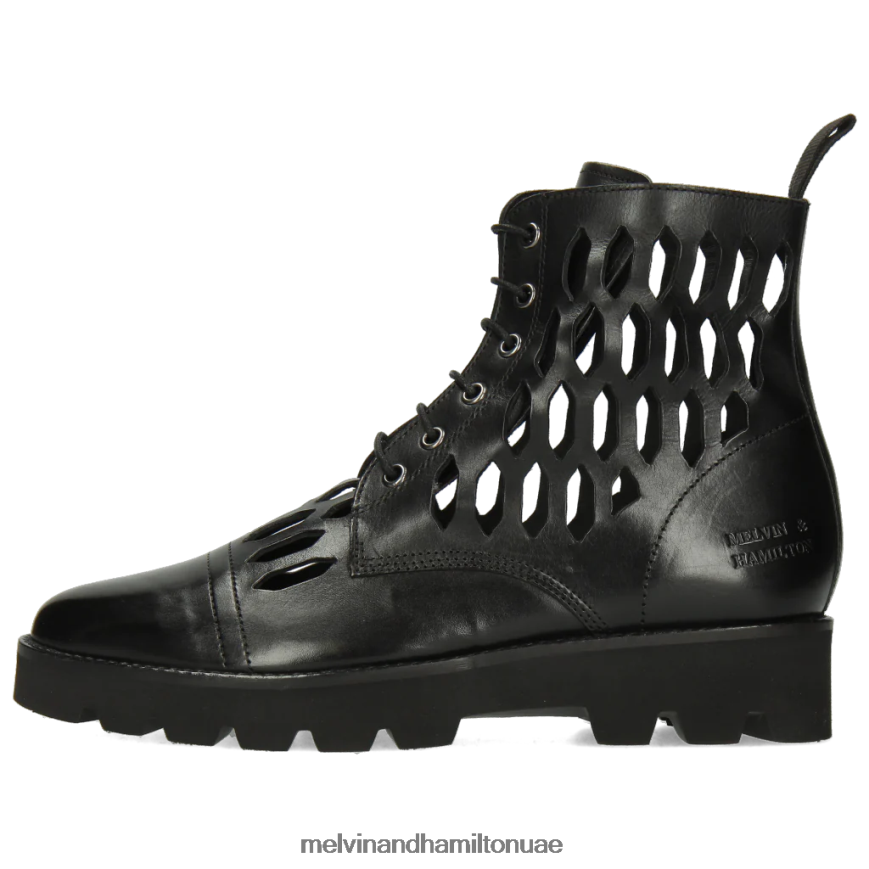 سيلينا 51 أسود Melvin & Hamilton نحيف جزمة الكاحل 42XF2X1128