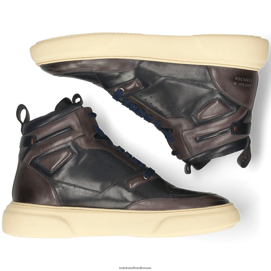 هارفي 51 رمادي Melvin & Hamilton رجال أحذية رياضية 42XF2X599