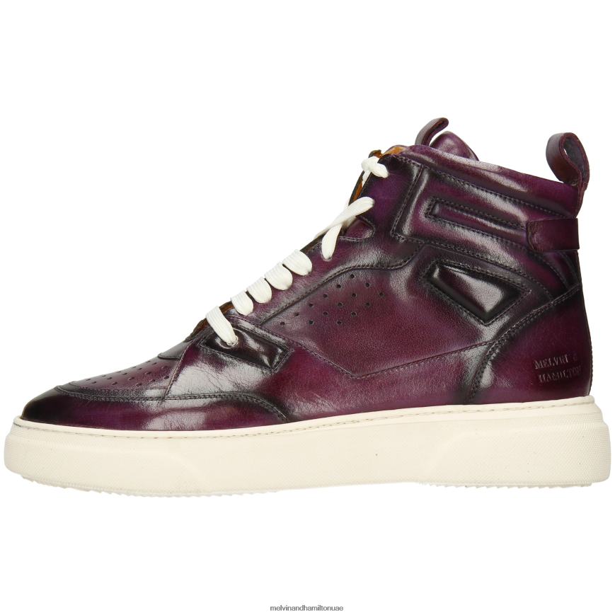 هارفي 51 أرجواني Melvin & Hamilton رجال أحذية رياضية 42XF2X617