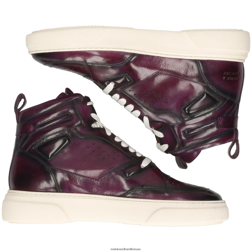 هارفي 51 أرجواني Melvin & Hamilton رجال أحذية رياضية 42XF2X617