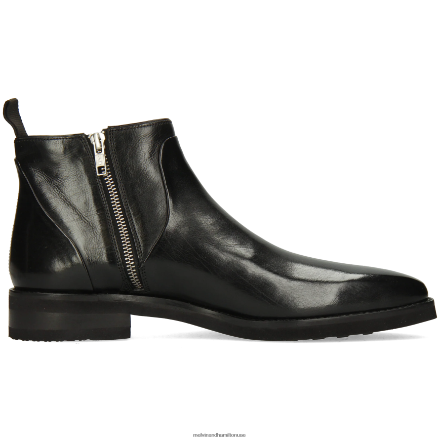 لانس 51 أسود Melvin & Hamilton رجال جزمة الكاحل 42XF2X93