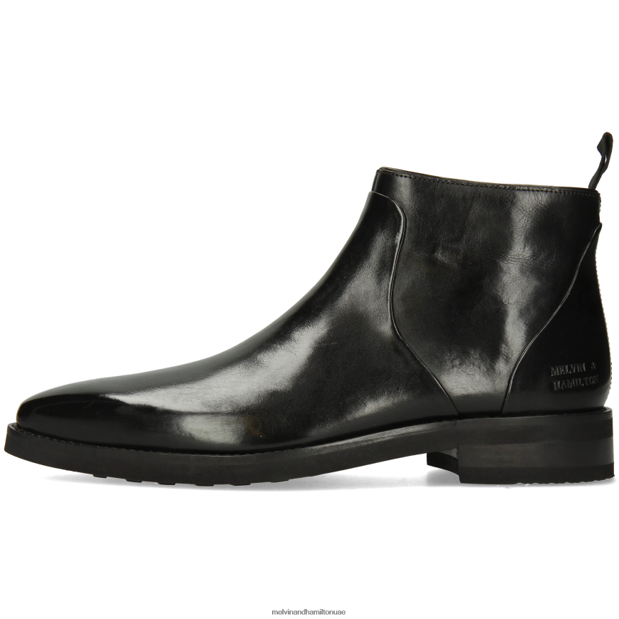 لانس 51 أسود Melvin & Hamilton رجال جزمة الكاحل 42XF2X93
