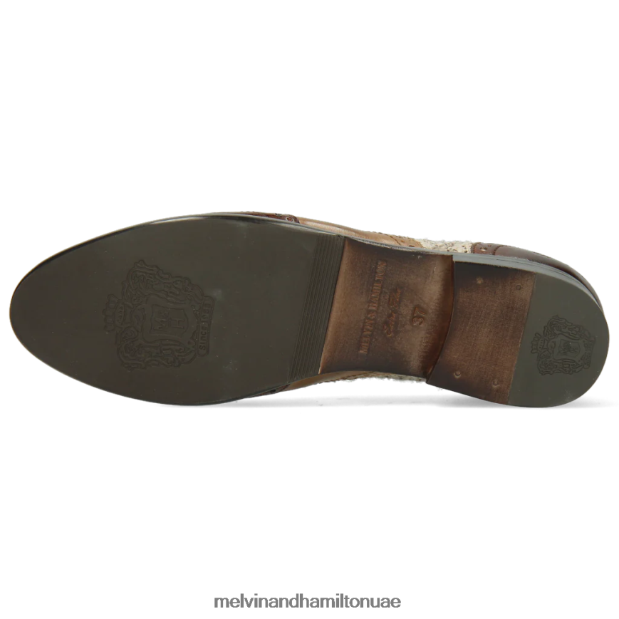 سيلينا 56 بني Melvin & Hamilton نحيف أحذية أكسفورد 42XF2X1285