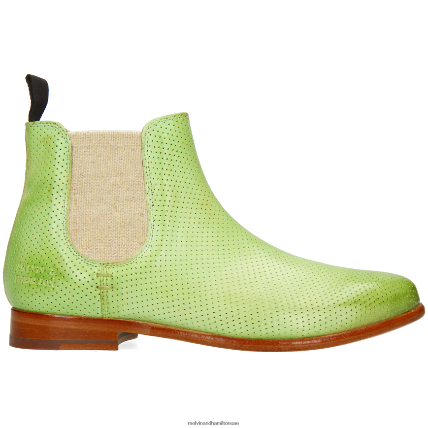 سيلينا 57 أخضر Melvin & Hamilton نحيف جزمة الكاحل 42XF2X1057