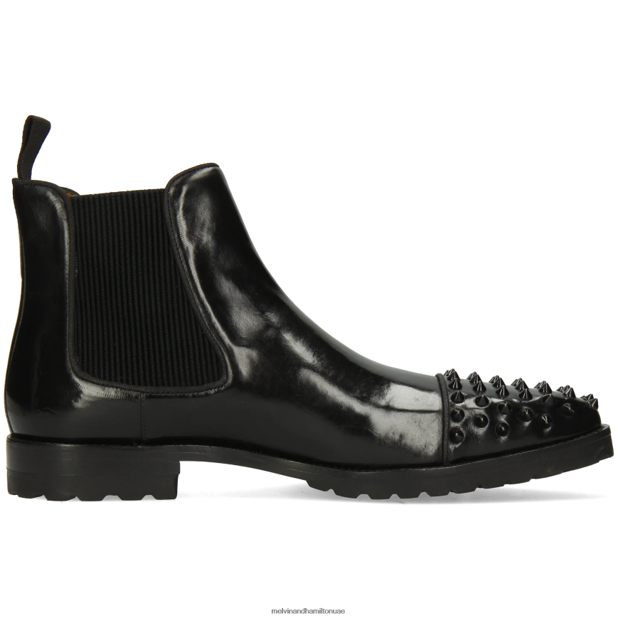 لويس 57 أسود Melvin & Hamilton رجال جزمة الكاحل 42XF2X78