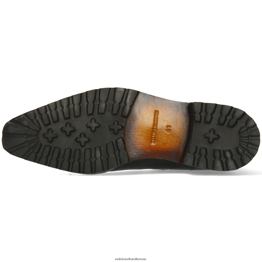 لويس 57 أسود Melvin & Hamilton رجال جزمة الكاحل 42XF2X78