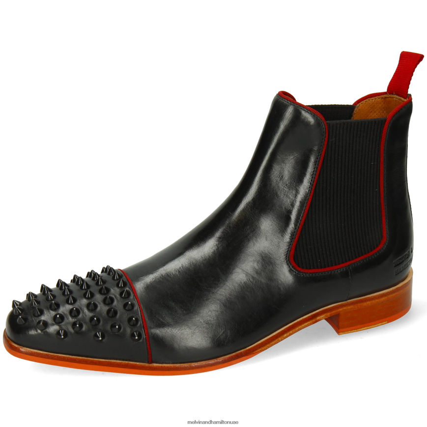 لويس 57 أسود Melvin & Hamilton رجال جزمة الكاحل 42XF2X8