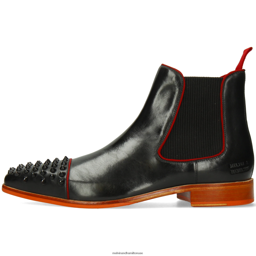 لويس 57 أسود Melvin & Hamilton رجال جزمة الكاحل 42XF2X8