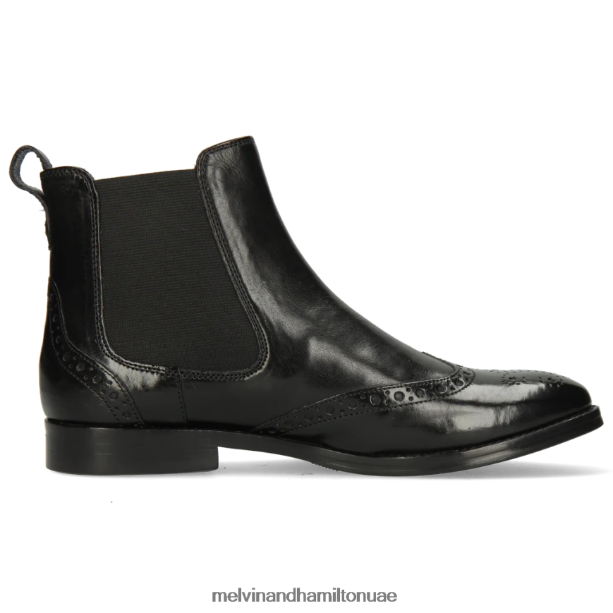 اميلي 5 أسود Melvin & Hamilton نحيف جزمة الكاحل 42XF2X1021