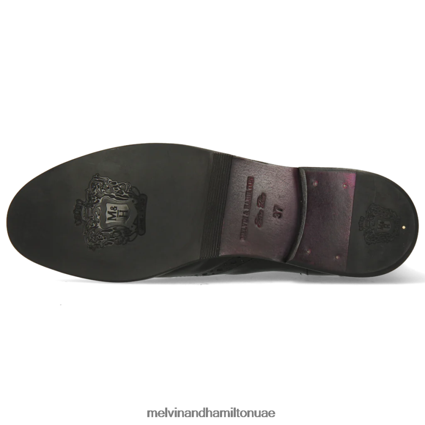 اميلي 5 أسود Melvin & Hamilton نحيف جزمة الكاحل 42XF2X1021