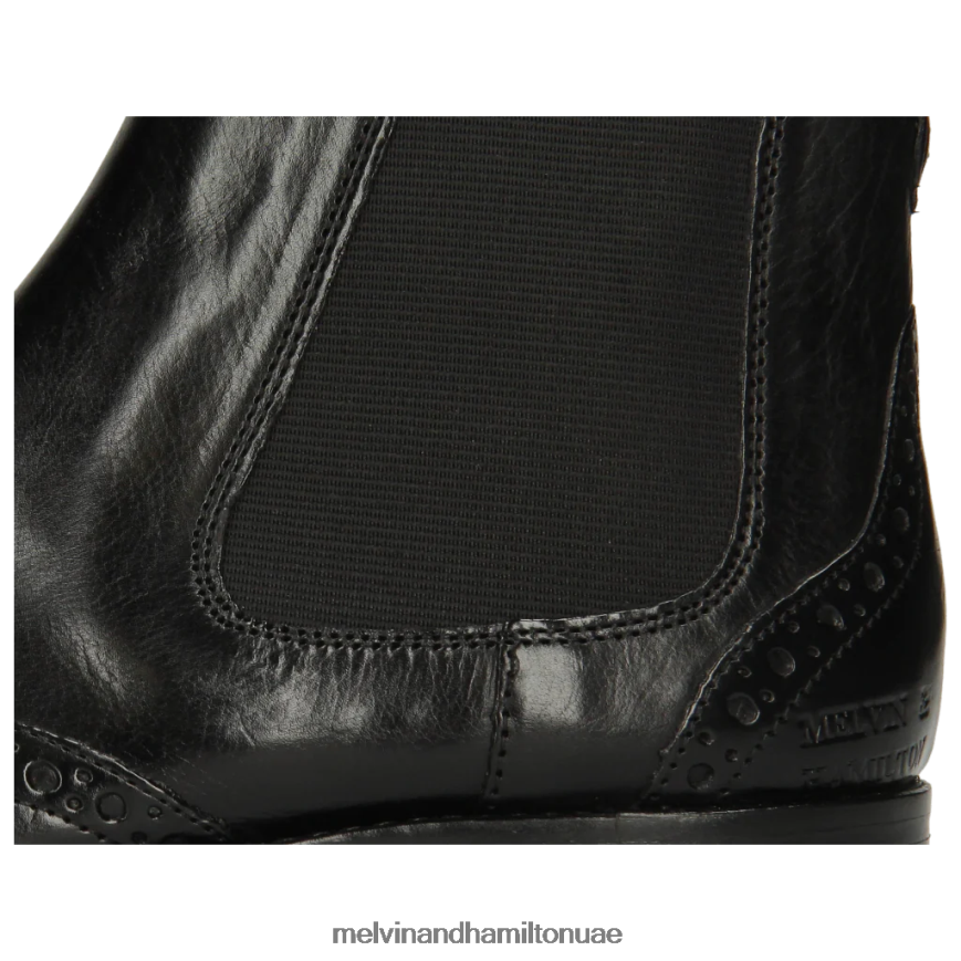 اميلي 5 أسود Melvin & Hamilton نحيف جزمة الكاحل 42XF2X1021