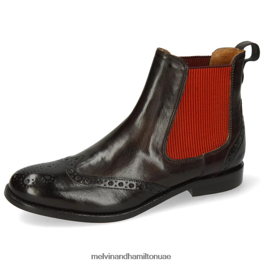 اميلي 5 رمادي Melvin & Hamilton نحيف جزمة الكاحل 42XF2X1029