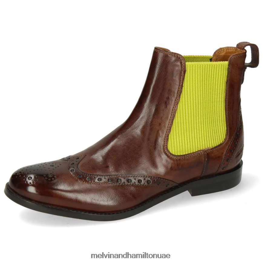 اميلي 5 بني Melvin & Hamilton نحيف جزمة الكاحل 42XF2X1097