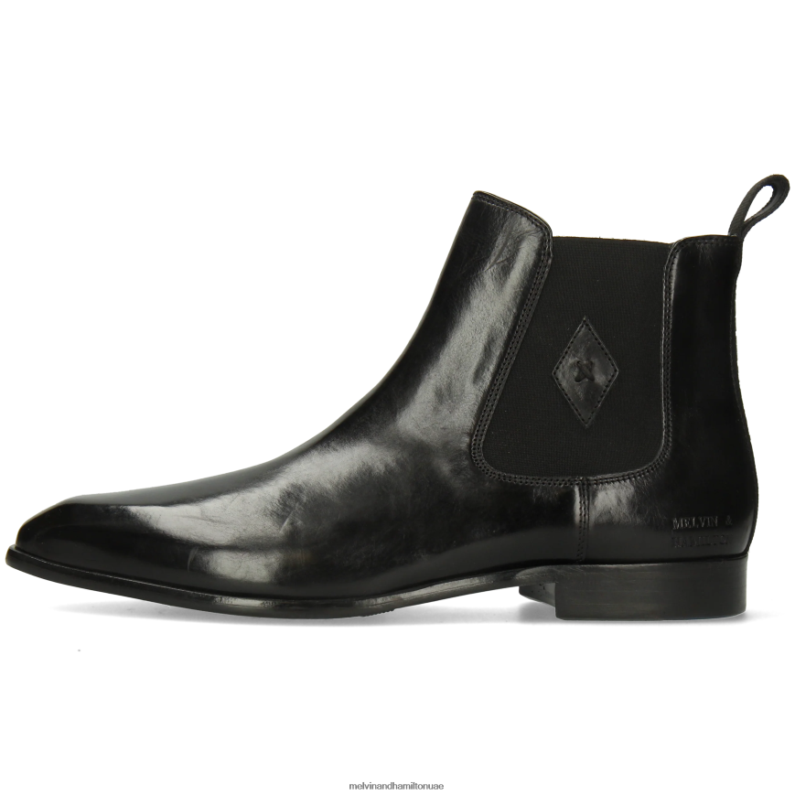 الياس 5 أسود Melvin & Hamilton رجال جزمة الكاحل 42XF2X10