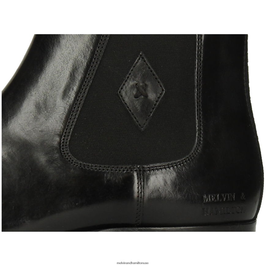 الياس 5 أسود Melvin & Hamilton رجال جزمة الكاحل 42XF2X10