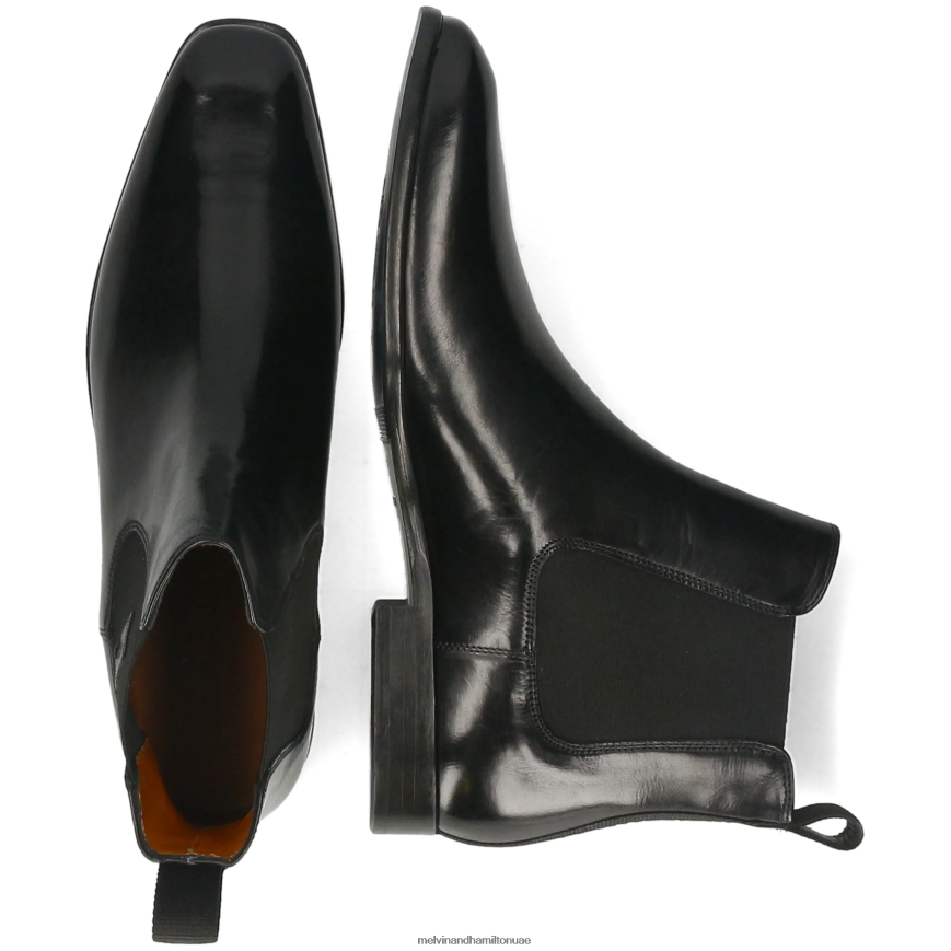 الياس 5 أسود Melvin & Hamilton رجال جزمة الكاحل 42XF2X10