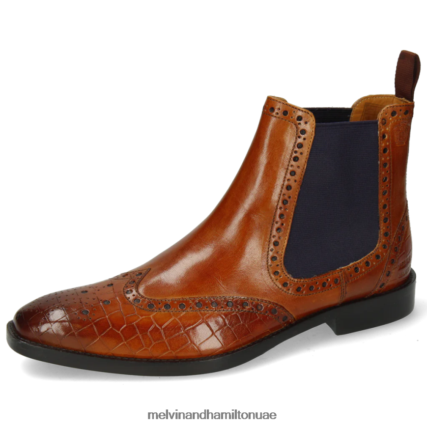 مارتن 5 بني Melvin & Hamilton رجال جزمة الكاحل 42XF2X119