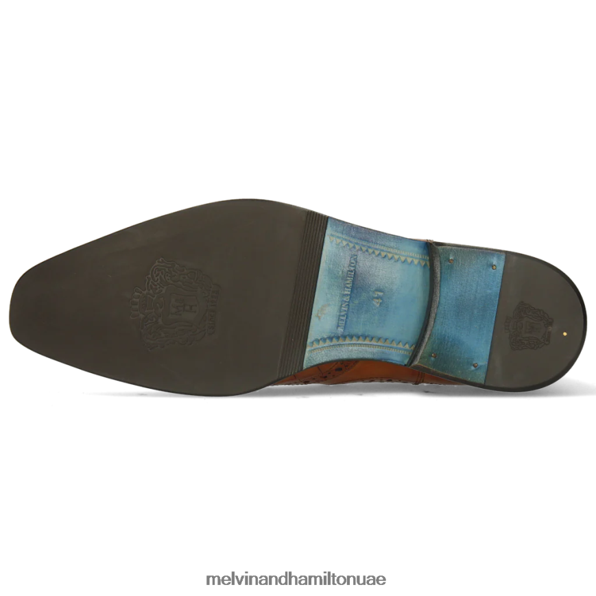 مارتن 5 بني Melvin & Hamilton رجال جزمة الكاحل 42XF2X119