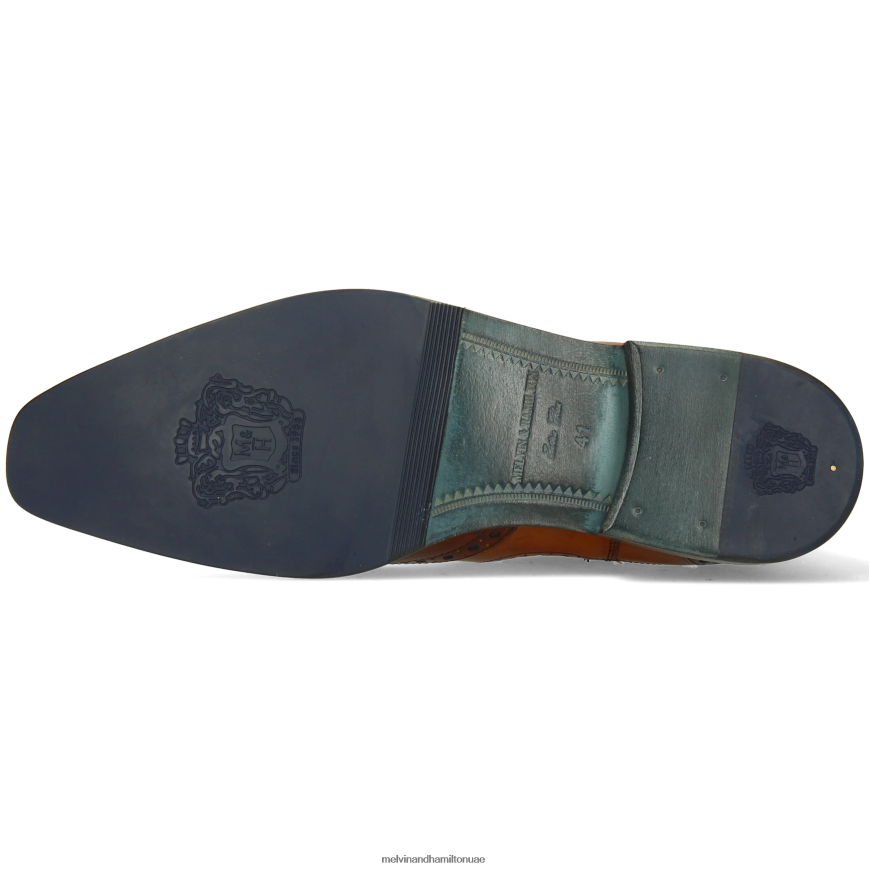 مارتن 5 بني Melvin & Hamilton رجال جزمة الكاحل 42XF2X120