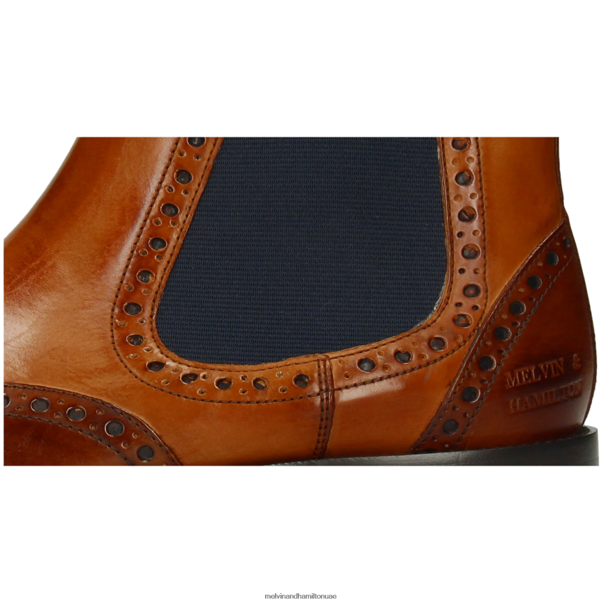 مارتن 5 بني Melvin & Hamilton رجال جزمة الكاحل 42XF2X120