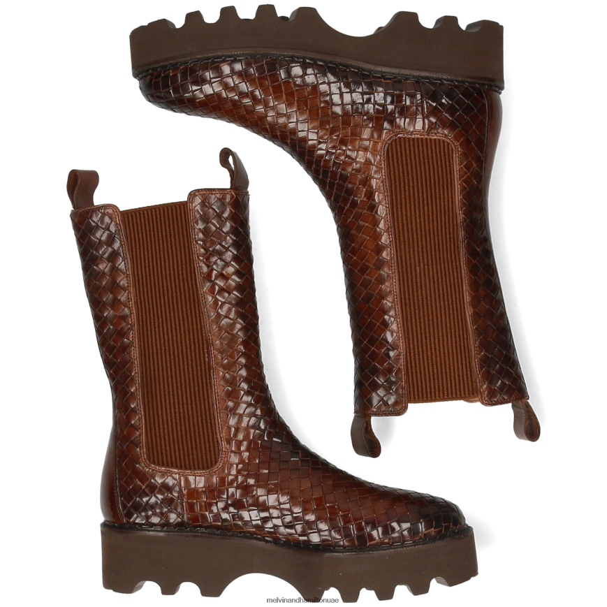 سيبيل 5 بني Melvin & Hamilton نحيف أحذية 42XF2X1215