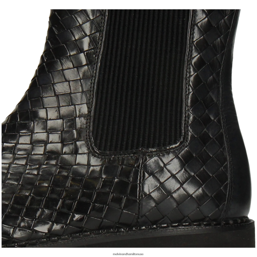 سيبيل 5 أسود Melvin & Hamilton نحيف أحذية 42XF2X1217