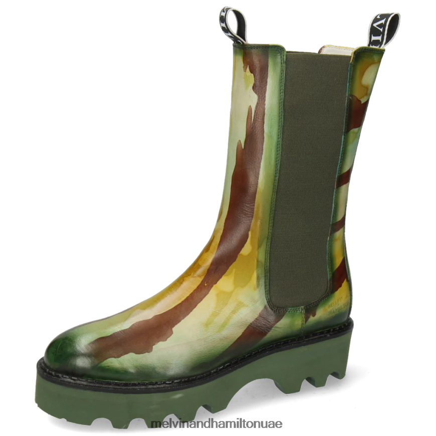 سيبيل 5 أخضر Melvin & Hamilton نحيف أحذية 42XF2X1218