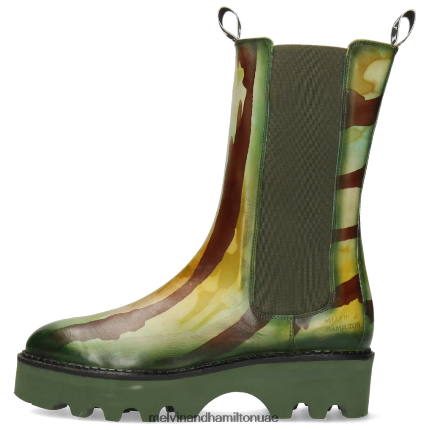 سيبيل 5 أخضر Melvin & Hamilton نحيف أحذية 42XF2X1218