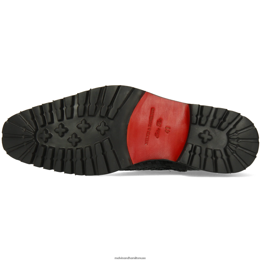 كارلو 5 أسود Melvin & Hamilton رجال جزمة الكاحل 42XF2X122