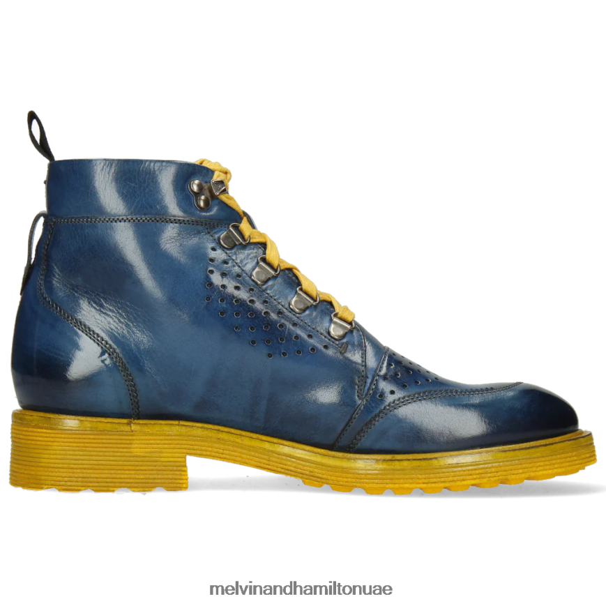 تريفور 5 أزرق Melvin & Hamilton رجال جزمة الكاحل 42XF2X138