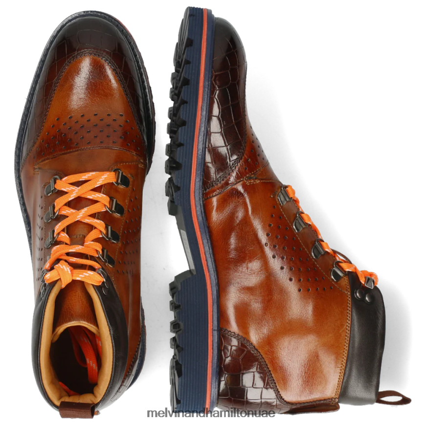 تريفور 5 بني Melvin & Hamilton رجال جزمة الكاحل 42XF2X147