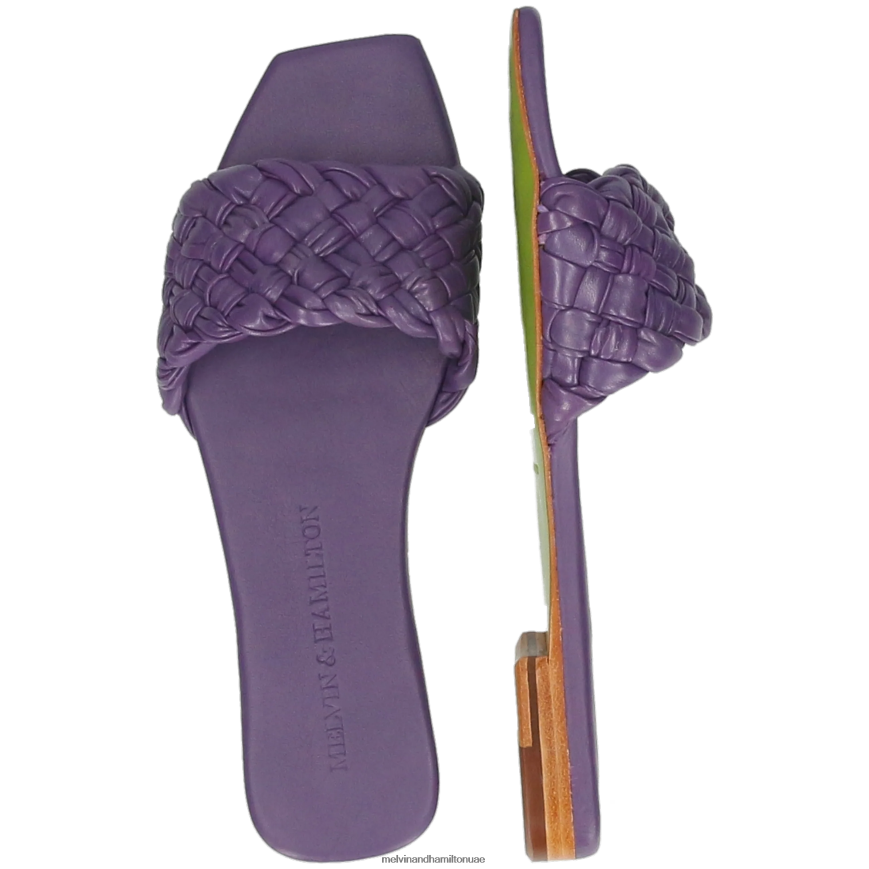 بروك 5 أرجواني Melvin & Hamilton نحيف البغال 42XF2X1558