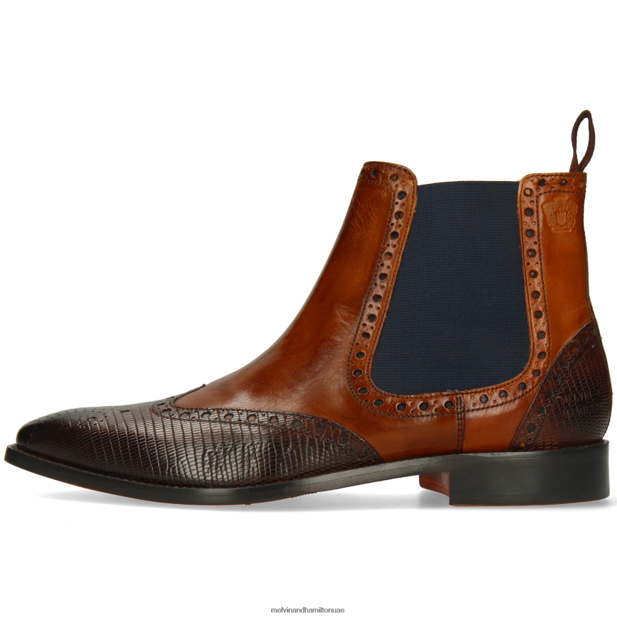 مارتن 5 بني Melvin & Hamilton رجال جزمة الكاحل 42XF2X17