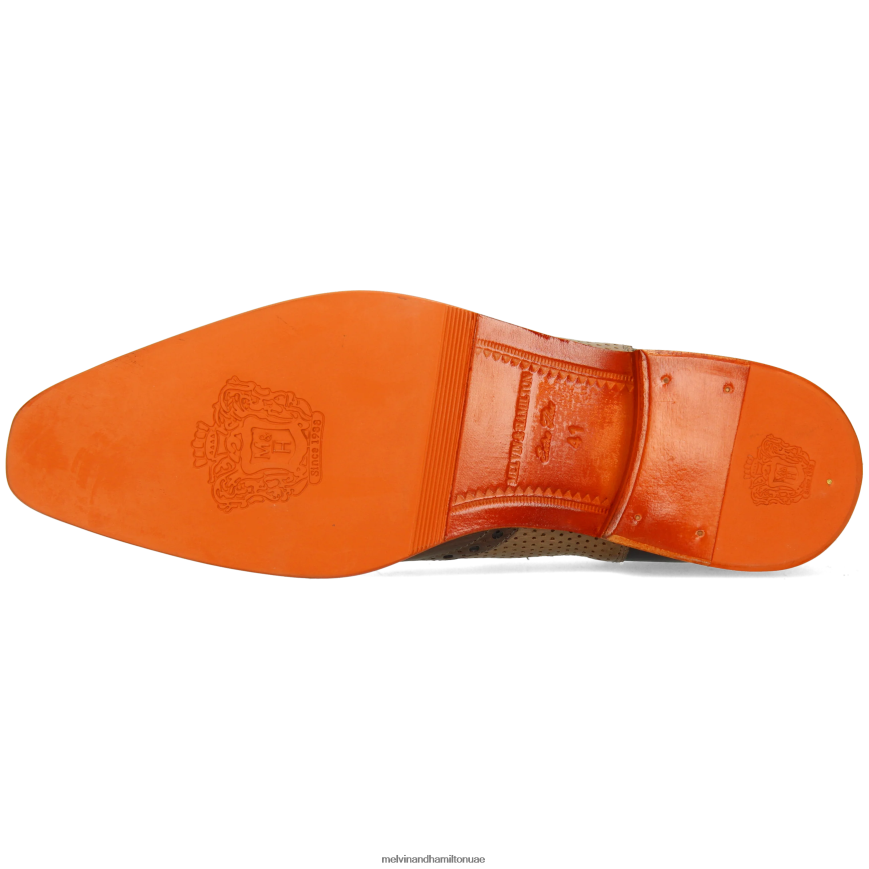 مارتن 5 بني Melvin & Hamilton رجال جزمة الكاحل 42XF2X43