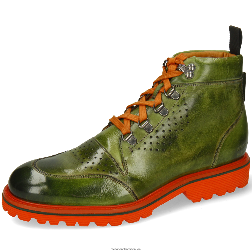 تريفور 5 أخضر Melvin & Hamilton رجال جزمة الكاحل 42XF2X5