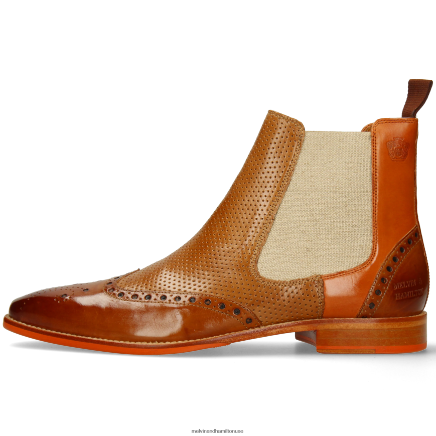 مارتن 5 بني Melvin & Hamilton رجال جزمة الكاحل 42XF2X50