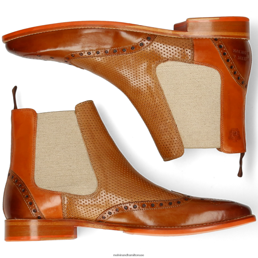 مارتن 5 بني Melvin & Hamilton رجال جزمة الكاحل 42XF2X50