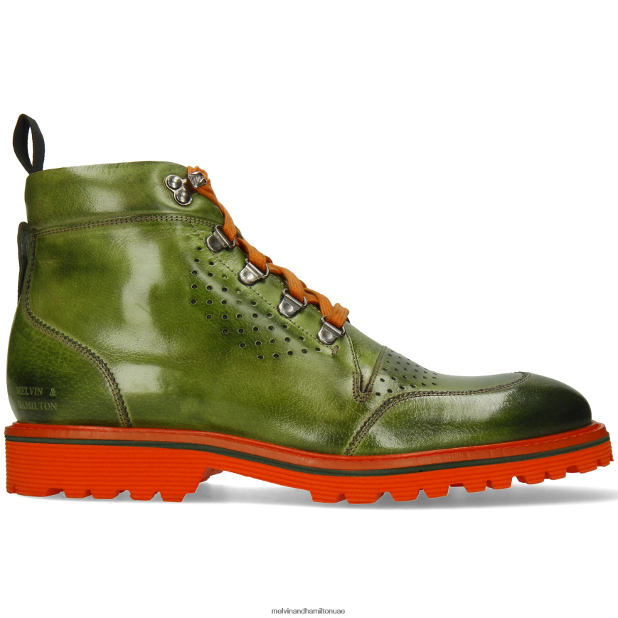 تريفور 5 أخضر Melvin & Hamilton رجال جزمة الكاحل 42XF2X5