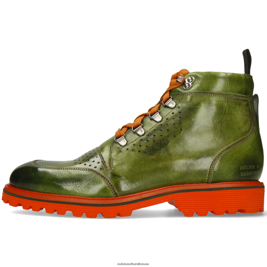 تريفور 5 أخضر Melvin & Hamilton رجال جزمة الكاحل 42XF2X5